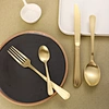 OEM ODM Logo Restaurant Gift Flatware 24 Pcs Gold Rose Black rainbow Spoon Fork Knife Cutlery Besteck Set with Box